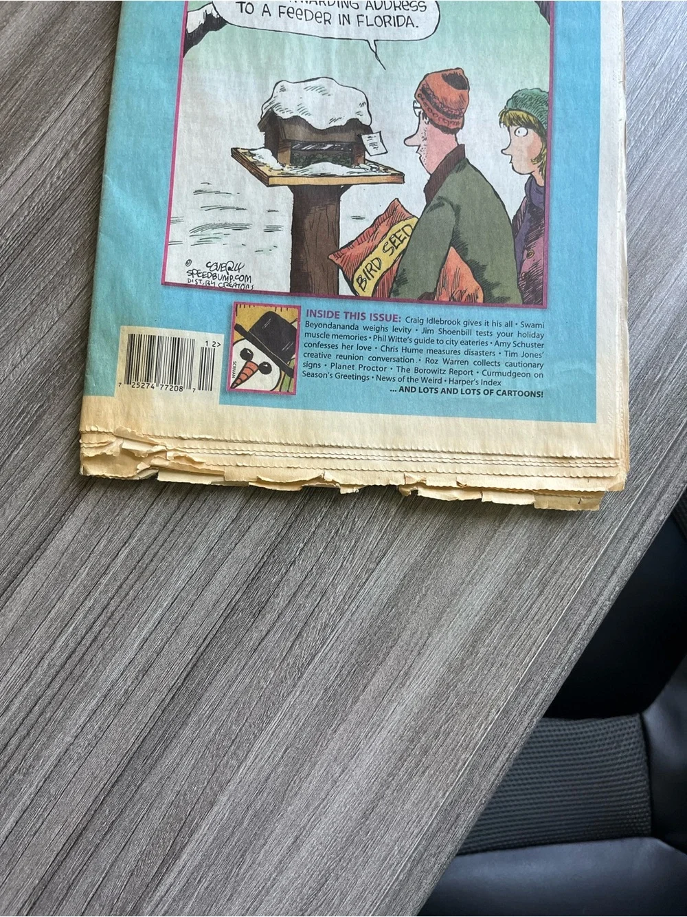 Lot of 3 - Funny Times Newspapers- Comics- Oct, Dec 2018 Jan 2019